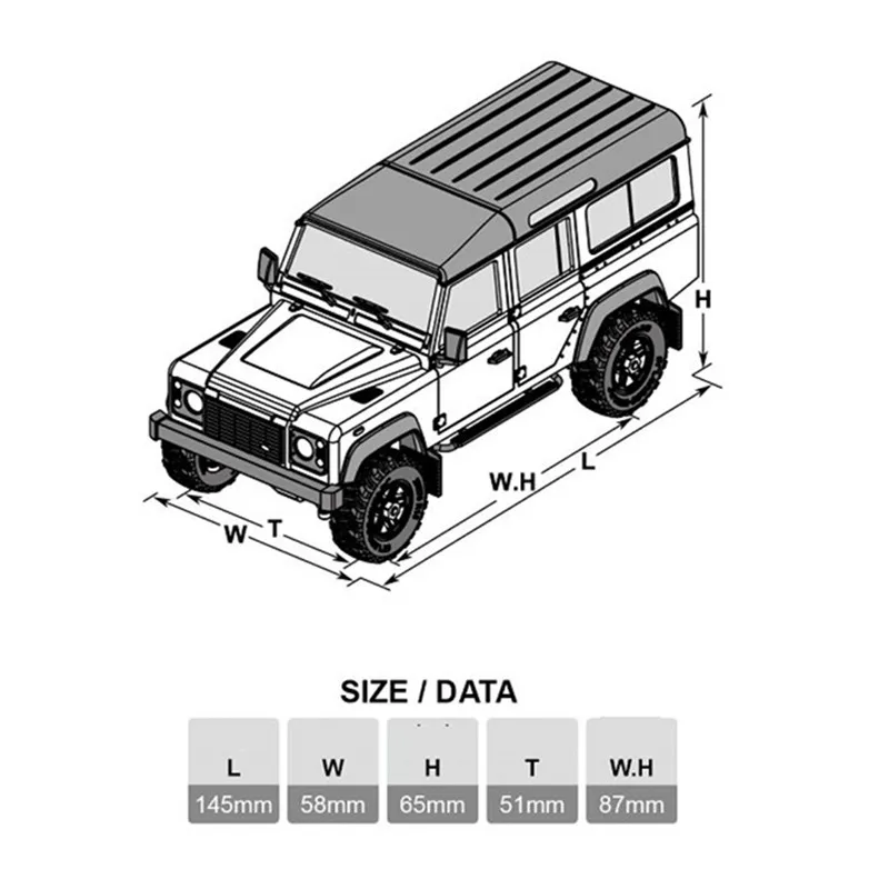 Orlandoo OH32A03 1:32 Масштаб дистанционное управление RC Автомобиль DIY Цвет грузовик игрушки в разобранном виде Defender пикап RC Рок Гусеничный детский автомобиль