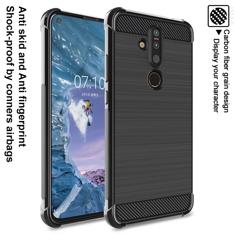 Противоударная подушка безопасности для Nokia X71 чехол Imak Vega мягкая задняя крышка