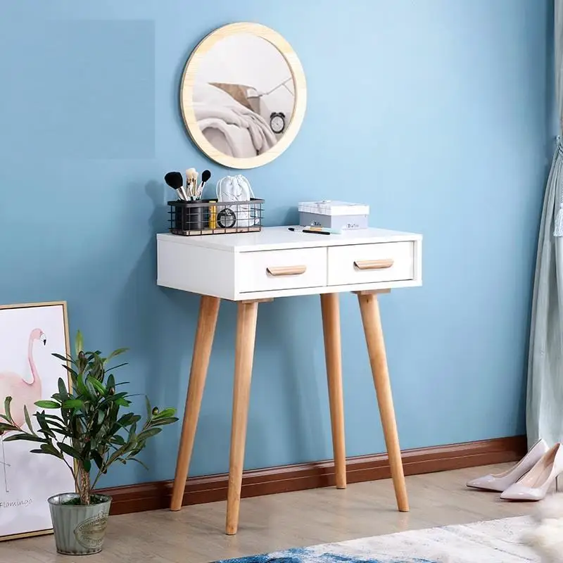 Tocador Slaapkamer Tocadore Para El Dormitorio Toaletka Do Sypialni Dresuar Nordic Wood Quarto Penteadeira Korean Dressing Table