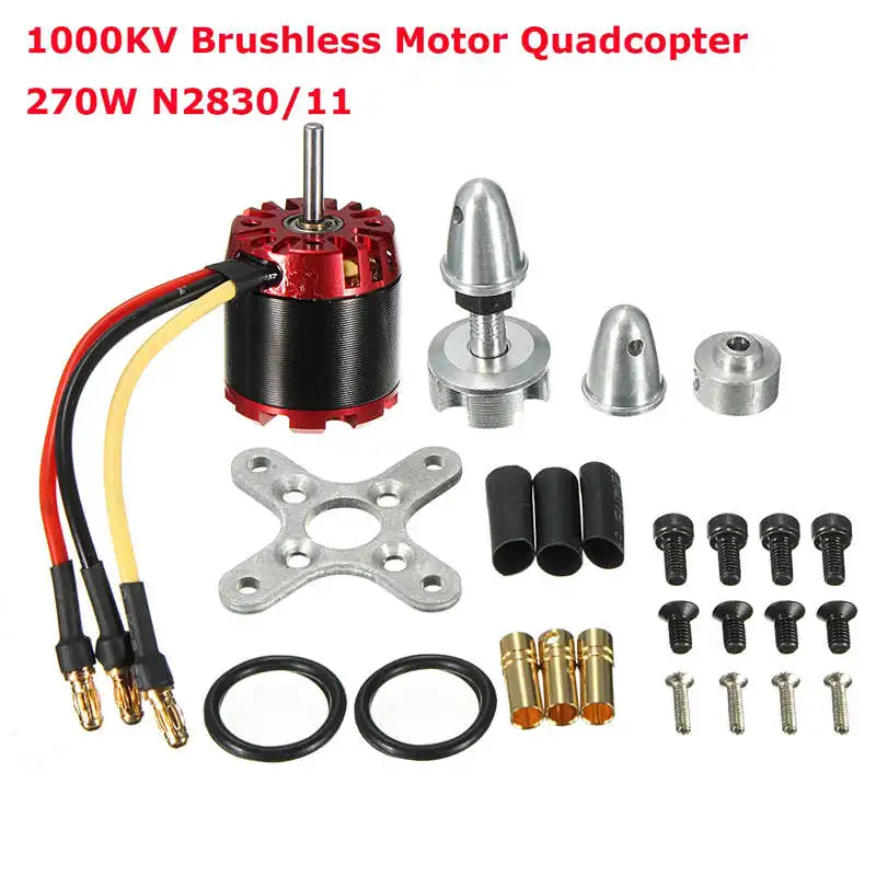 Новое поступление N2830 1000KV 270W Бесщеточный Outrunner двигатель Квадрокоптер с моторные