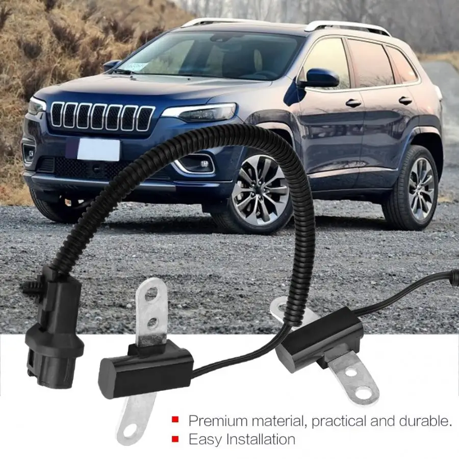 Car Crankshaft Position Sensor For Jeep Cherokee Metal + Plastic 1997