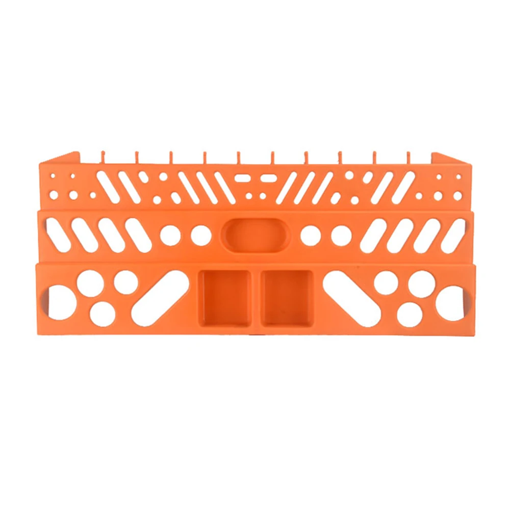 

1 PC Wall Mounted Durable Practical PP Lightweight Hardware Tool Hanging Storage Organize Shelf Rack for Warehouse Garage