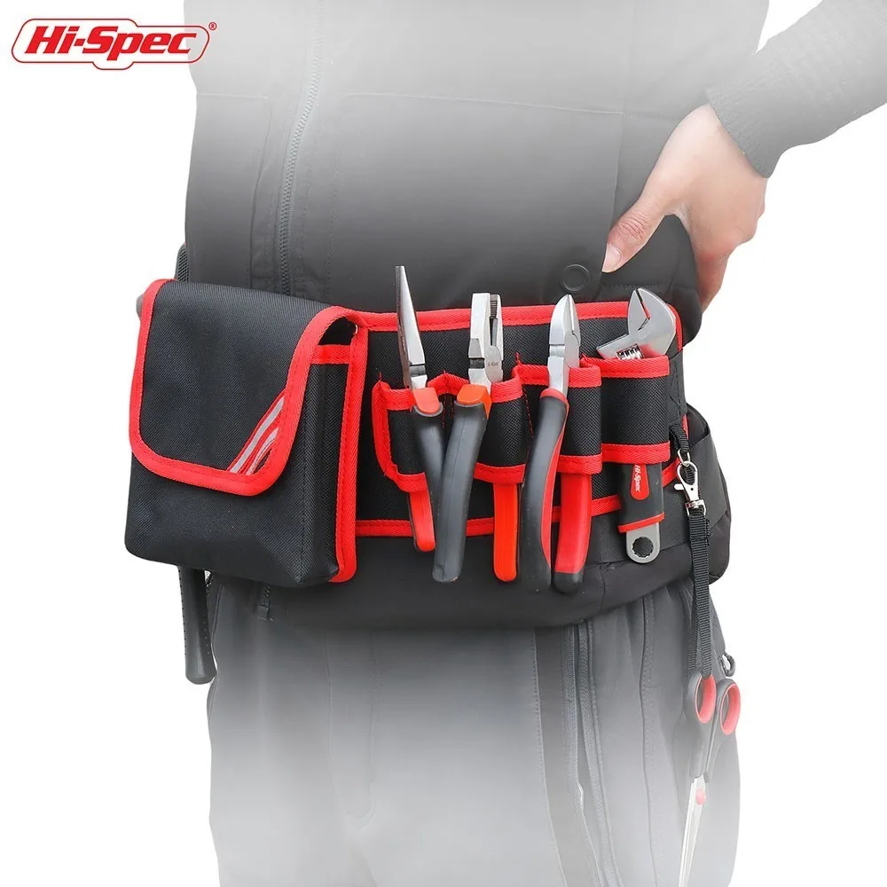 Hi-Spec Tool Belt Multi-pockets Tool Bag Waist Pockets Electrician PouchTool Bag Oganizer Waist Tool Holder Electric Drill Bag Hi-Spec Tool Belt Multi-pockets Tool Bag Waist Pockets Electrician PouchTool Bag Oganizer Waist Tool Holder Electric Drill Bag