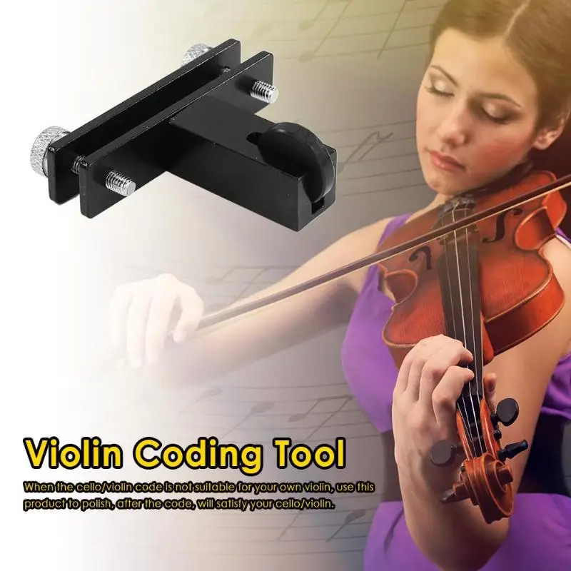 

Metal Making Violin coder Repair Tool Redressal Violin Bridge Black Machine Luthier Tool Violin repair knife for Training