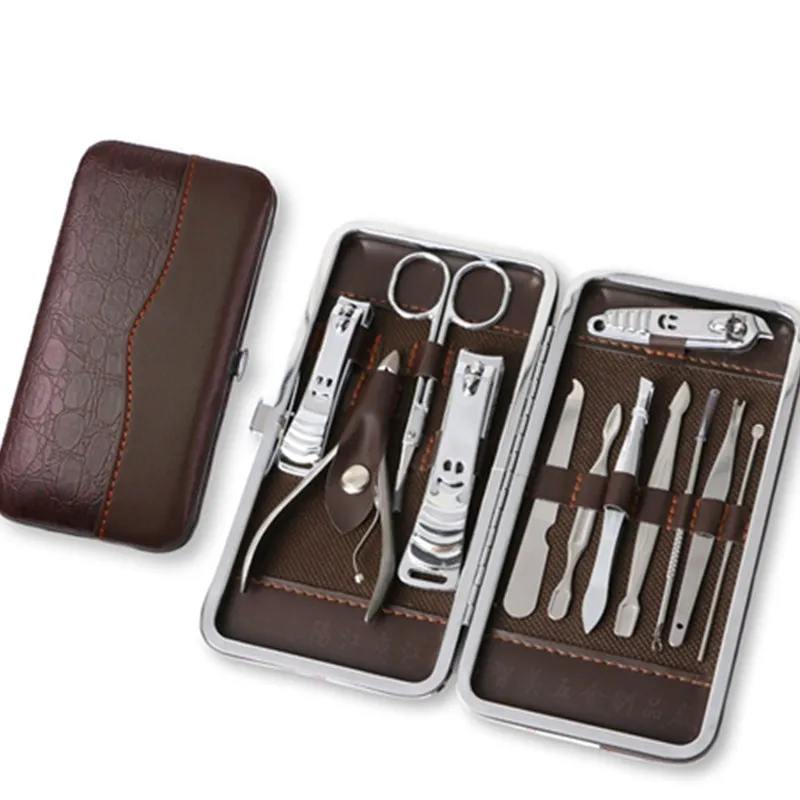 High-quality steel multi-function 12-piece decoration A tool sharp knife nail clippers hand tool sets High-quality steel multi-function 12-piece decoration A tool sharp knife nail clippers hand tool sets