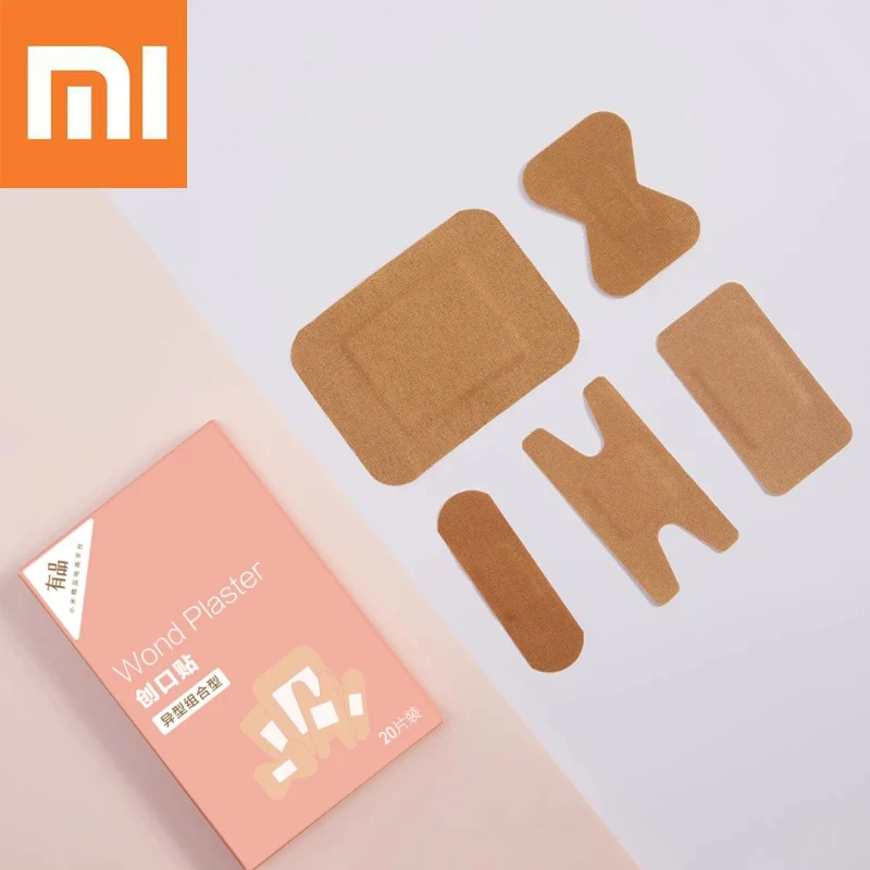 Xiaomi 20 قطعة/الوحدة رباط لاصق إسعافات أولية الإسعافات الأولية الطوارئ غير المنسوجة Woundplast في الهواء الطلق الرعاية الصحية أداة