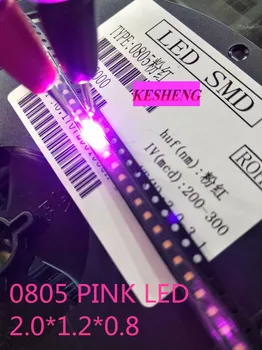 

0805 2012 SMD/SMT Surface Mount Pink Ultra Bright LED SMD Light Emitting Diode LED Diode Lamp 2.0*1.2*0.8MM 1000PCS