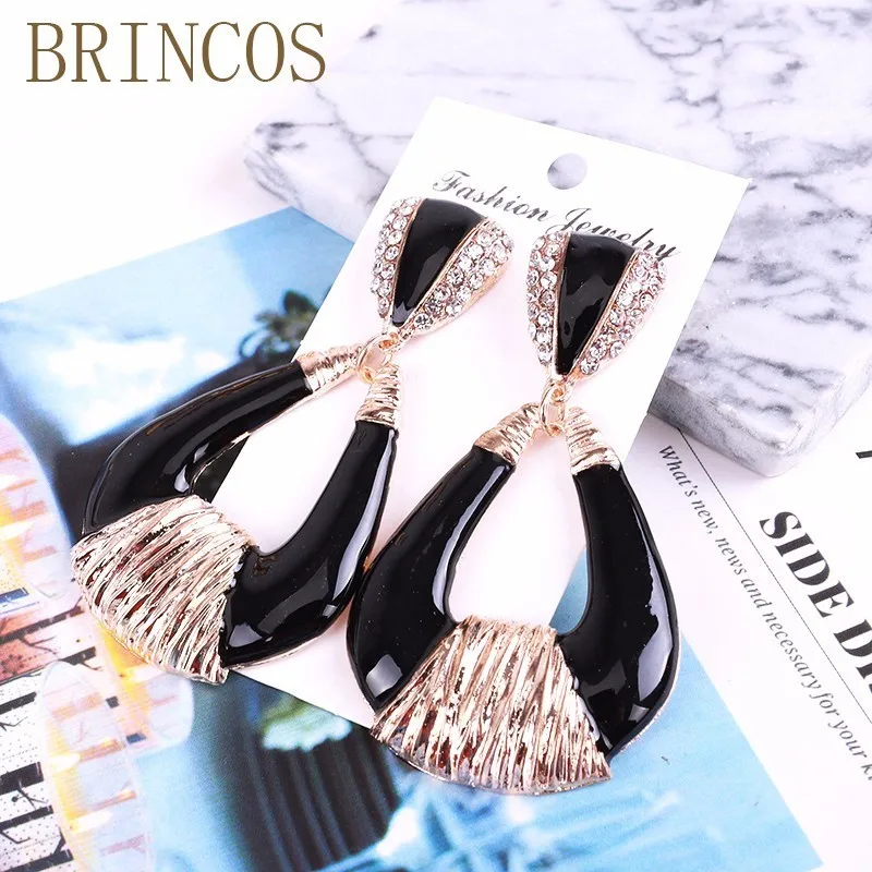 

2019 earrings bohemian earrings fashion luxury long paragraph pendant gifts women's geometric fashion pendant big brand alloy