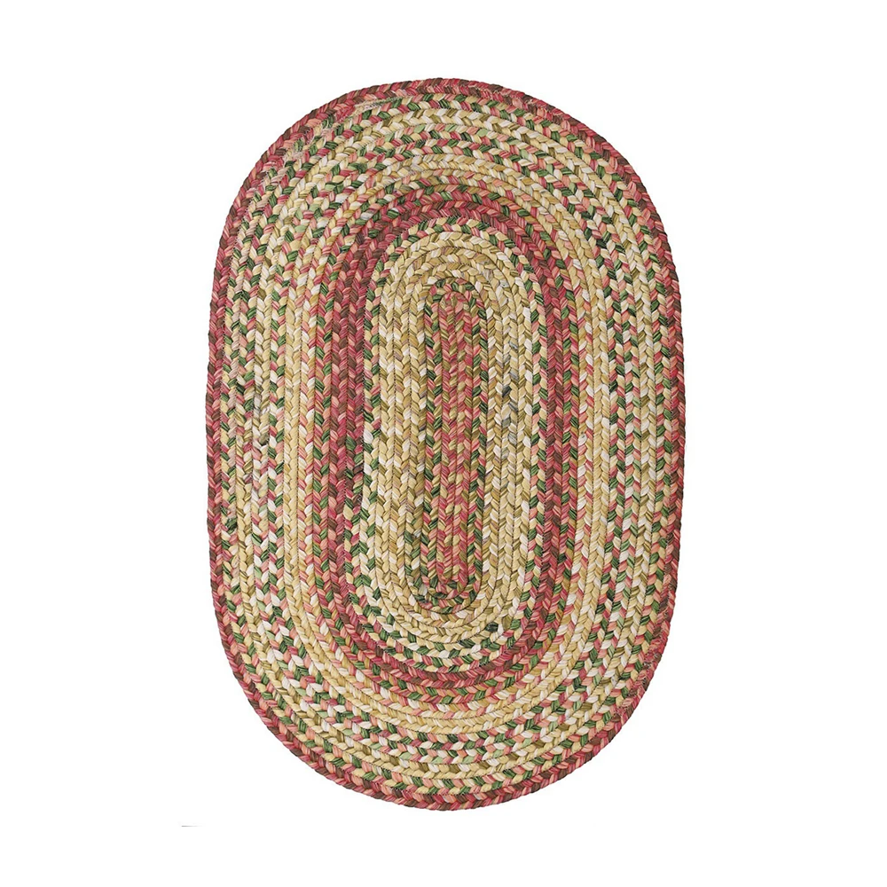 Homespice Barcelona Indoor/Outdoor Braided Rug 2' x 3' Oval - Multicolor | Дом и сад