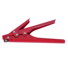 Красный инструмент крепления кабельные стяжки пистолет для нейлоновой кабельной стяжки ширина 2,4-9 мм крепление и резка в одном инструменте и проводах специальный HS-519