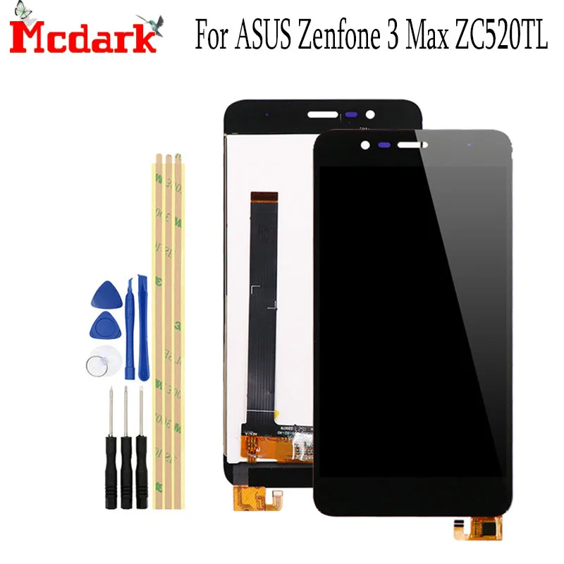 5 2 дюймов для ASUS Zenfone 3 Max ZC520TL Сменные аксессуары ЖК-дисплей + сенсорный экран Экран