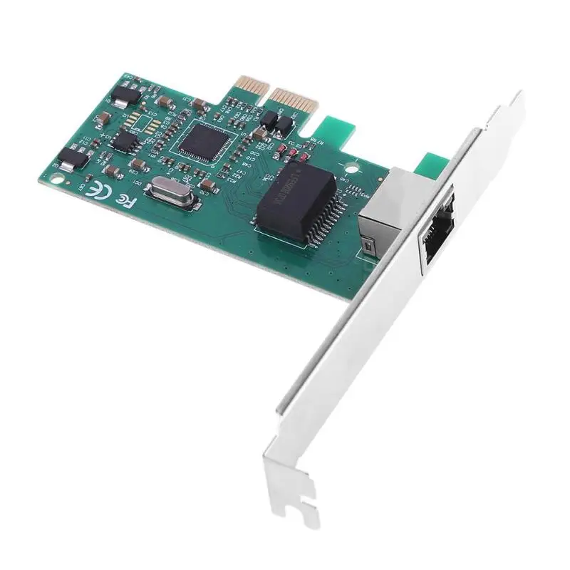 Самоадаптивный Gigabit Ethernet PCI E плата сетевого контроллера Lan адаптер|Сетевые карты|