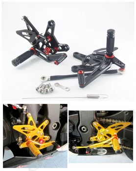 

CNC Adjustable Rearsets Foot Pegs Rear Set For Kawasaki ZX6R 2007-2008