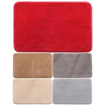 Чистый Цвет Сверхтонкий волоконный ковер спальня кухня гостиная дверь коврик на пол в ванной мягкий коврик Домашний текстиль