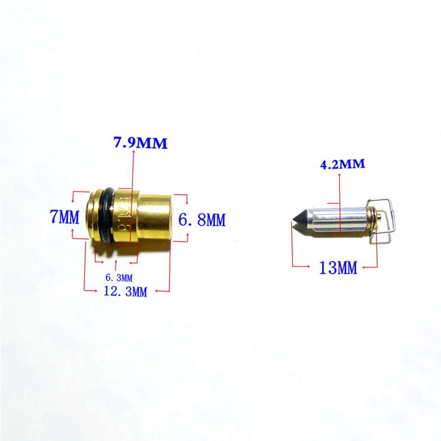Motorcycle Carburetor Repair Kit Valve Needle For Yamaha YBR125 JYM125 Carb VM22 Motorcycle Carburetor Repair Kit Valve Needle For Yamaha YBR125 JYM125 Carb VM22