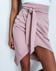 Женская короткая юбка Формальное для коктейльной вечеринки платье выпускного вечера Мини юбки фиолетовый