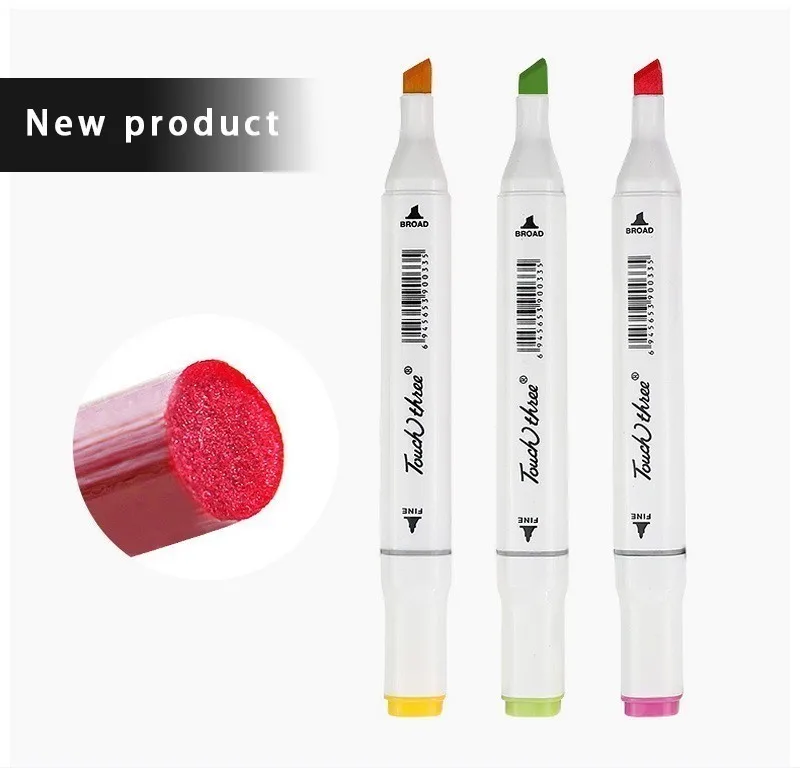 

Hot Sale Multicolor Oily Marker Pen Double-headed Nib Student painting Art school Horticultural Landscape Design