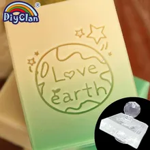 Любовь земля мыло изготовление штамп прозрачный ручной работы натуральные штампы земля мыло в виде звезды с ручкой акрил