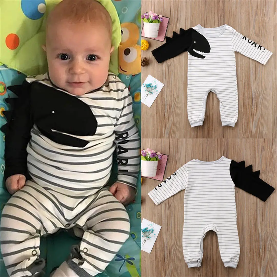 

Pudcoco Girl Jumpsuits Newborn Baby Boy Girls 3D Dinosaur Romper Jumpsuit Outfits Set Playsuit