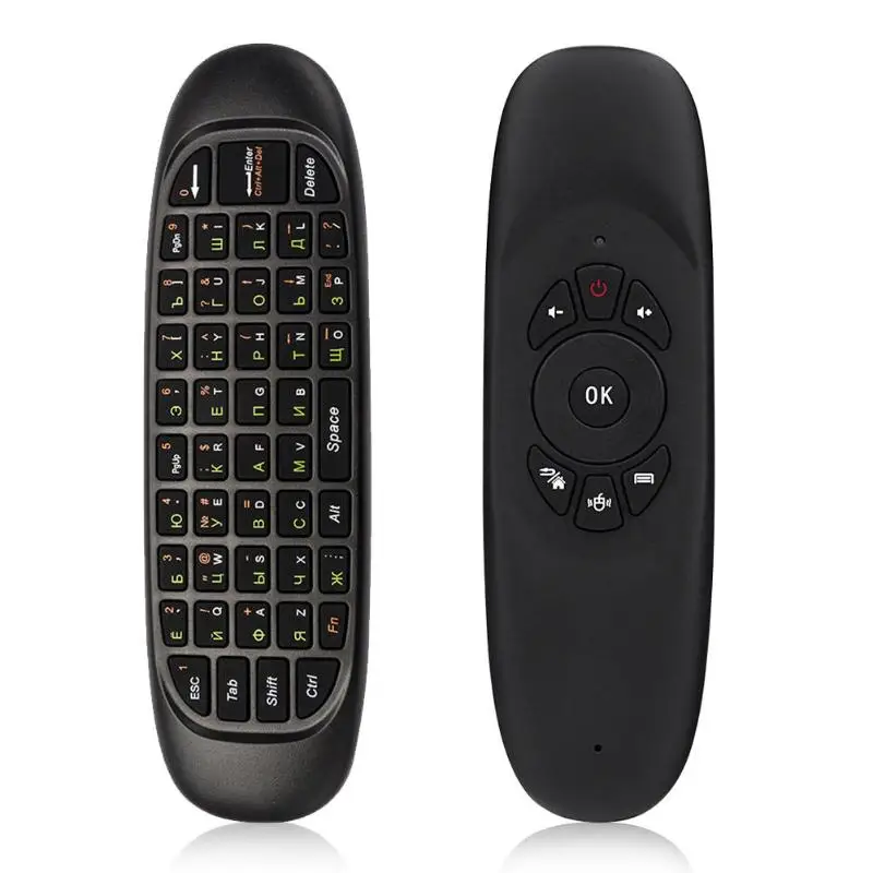 

2.4GHz G64 Fly Air Mouse Russian Wireless Keyboard Remote Controller for Gaming Smart TV BOX PC Russian Version Letter Keyboard