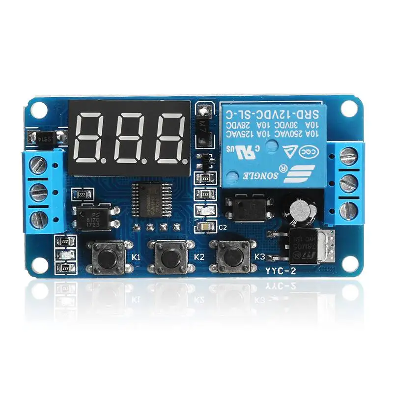 

12V Relay Module External Trigger Delay Switch Time Adjustable Board