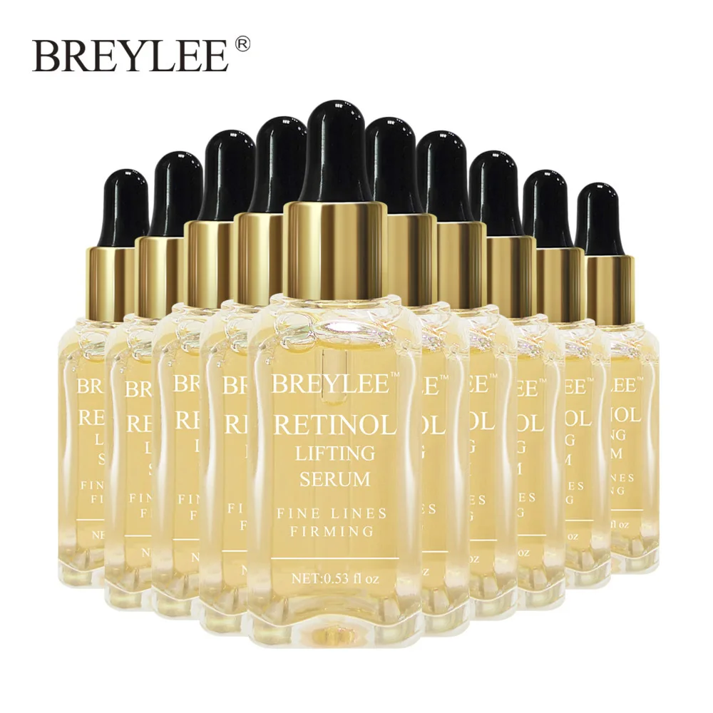 Breylee Retinol Lifting Firming Serum Face Facial Collagen Essence Remove Wrinkles Anti Aging Skin Care Fade Fine Lines 10pcs Breylee Retinol Lifting Firming Serum Face Facial Collagen Essence Remove Wrinkles Anti Aging Skin Care Fade Fine Lines 10pcs