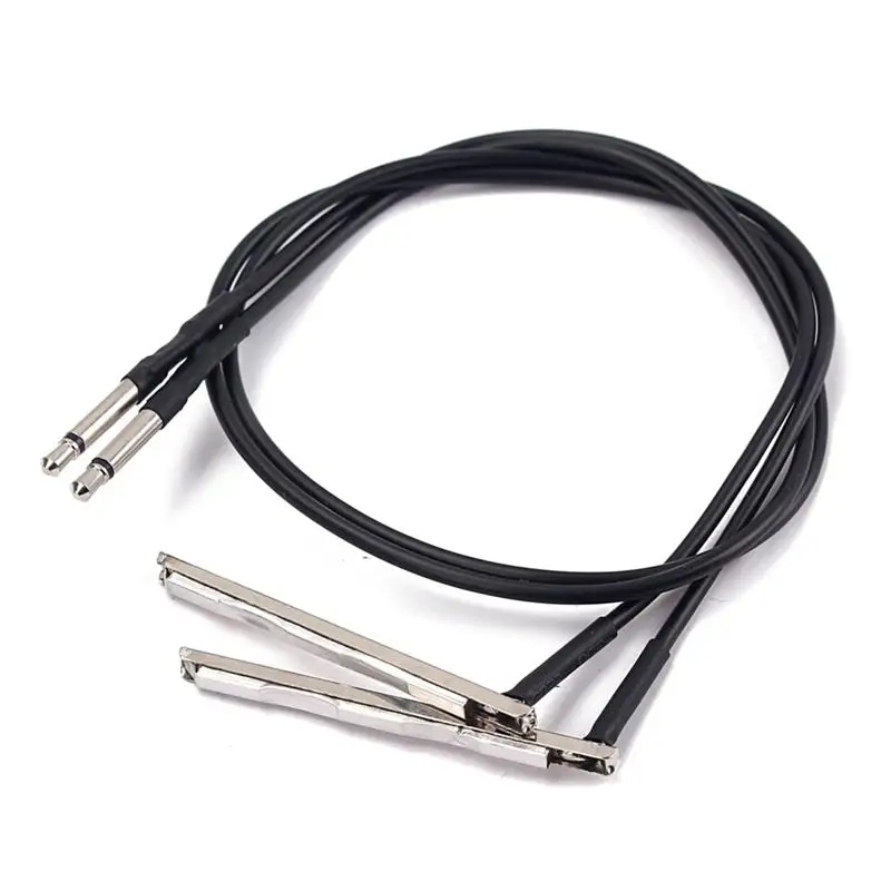 

2 PCS EQ Pickup Stick Bars Piezo Bridge Pickup Stick Piezo Cable for Cigar Box Guitar Folk/ Acoustic Guitar 3 String Guitar