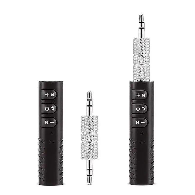 

Ostart 2 Pcs Aux Bluetooth Receivers Transmitter 3.5mm jack Handsfree Auto Wireless Adapter Music Audio Bluetooth Car Kit