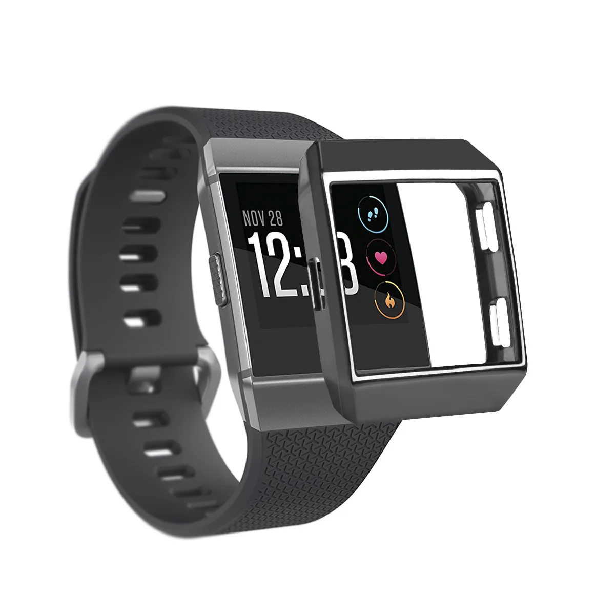 Силиконовый мягкий резиновый из ТПУ чехол Защитный чехол для Fitbit Ionic Smart Watch аксессуары для протектора экрана