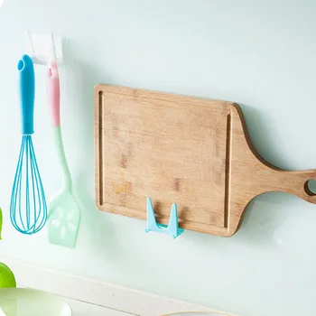 

2pcs Kitchen Accessories Cutting Board Shelf Pot Lids Holder Multifunction Wall-mounted organizer Pan Cover Spatula Storage Rack
