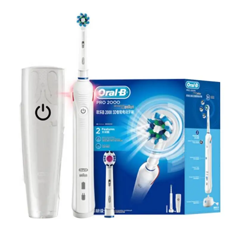 

3D Sonic Smart Electric Toothbrush OralB Rechargeable Electric Toothbrush Pressure Sensor 48800 Rotation Cleaning Toothbrush Kit