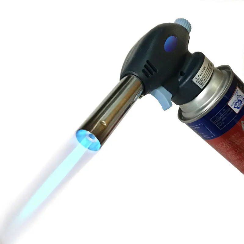 

Delidge Gas Torch Flamethrower Butane Burner Automatic Ignition Baking Welding BBQ Camping Outdoor Flame Gun Kitchen Lighters X