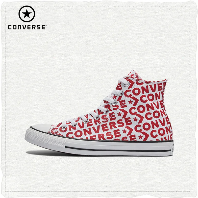 Converse officiel Chuck Taylor All Star haute aide unisexe Skateboarding chaussures à lacets plat Sneaksers # 163953c - 1