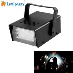LumiParty светодиоды 100-LumiParty0V мини супер яркий белый свет стробоскоп свет с регулируемой скоростью управления