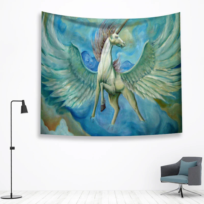 

Horse Boho Tapestry Hippie Wall Tapestry Indiaan Fornasetti Tenture Psychedelic Wall Hanging Custom Tapestry Tapiz Tenture Mural