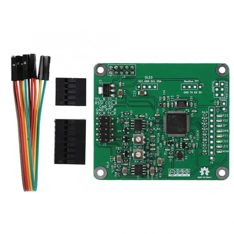 

MMDVM DMR Repeater Open Source Multi Mode Digital Voice Modem Relay Board for Raspberry Pi with PCB Material