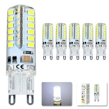 5 шт мини-светодиодная лампа G9 светодиодный светильник 110 V Кукуруза лампы 2835 48 Светодиодный s ампулы люстра свечи G9 свет заменить 30 W 40 W галогенная лампа SMD