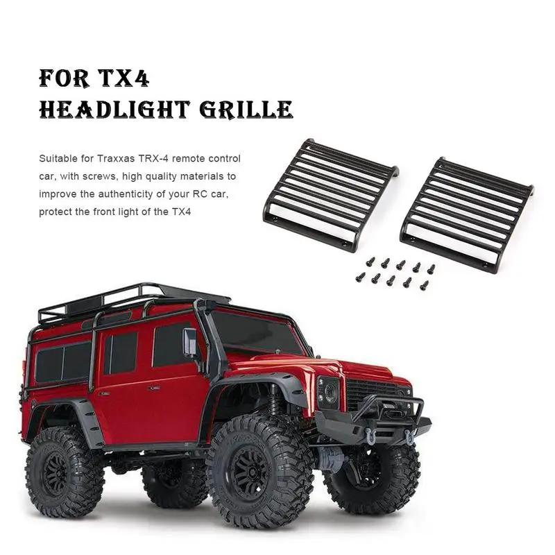 

TRX4 T4 Metal Window Mesh Protective Net For 1/10 RC Crawler Car Traxxas Trx-4 Trx 4 Accessories