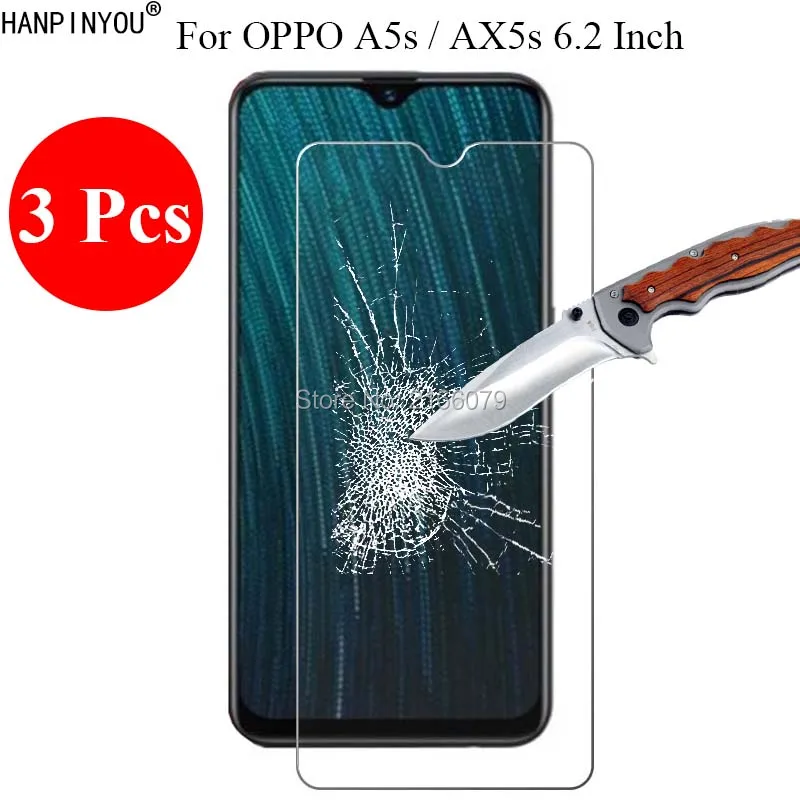 3 шт./лот новинка 9 H 2.5D закаленное стекло защита для экрана OPPO A5s/AX5s 6 2 дюймов