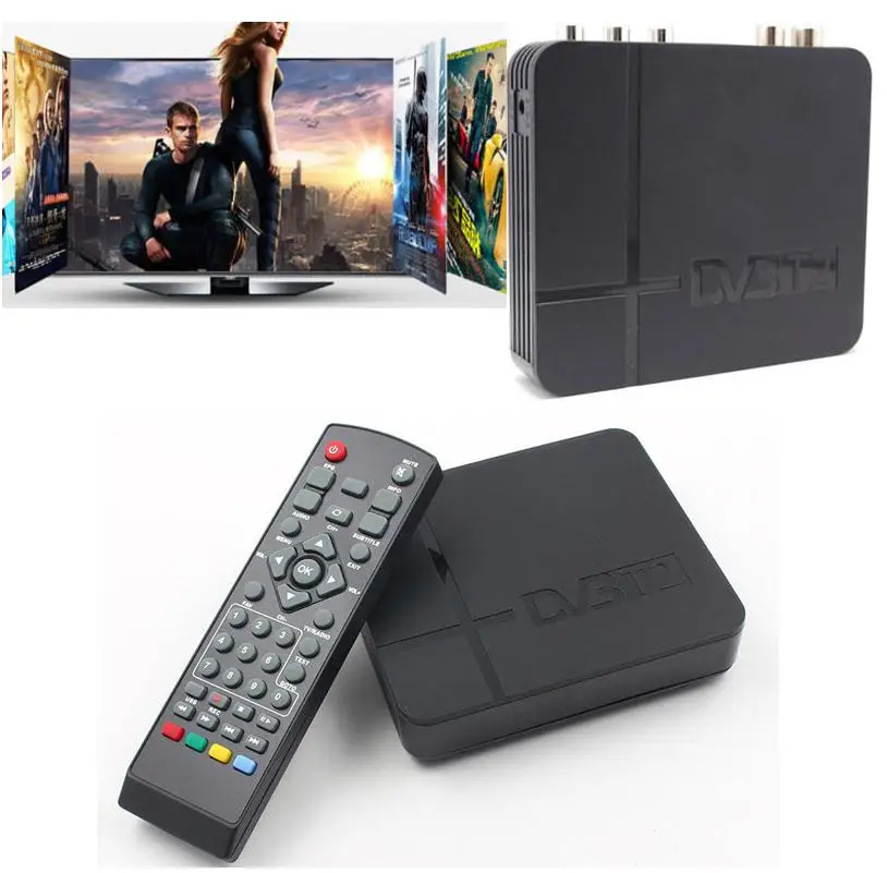 

Digital Satellite TV Receiver VGA HDMI DVB-T2 1080P Decoder Digi BOX AV Remote