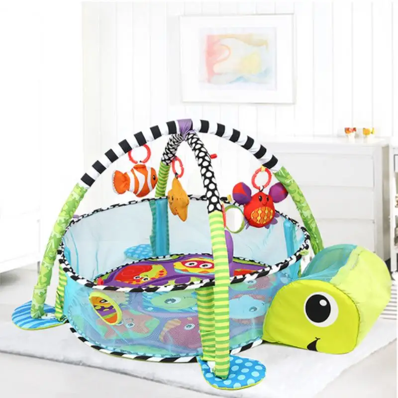 

Lion Baby Toy Baby Play Mat 0-1 Year Game Educational Crawling Mat Play Gym Cartoon Blanket Ball Pit Crawling Activity Mat