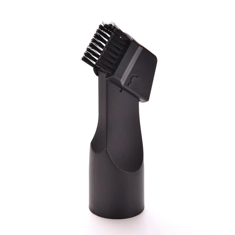 

2-in-1 Vacuum Cleaner Nozzle Head Brush Crevice Cleaning Tools Black Useful Part