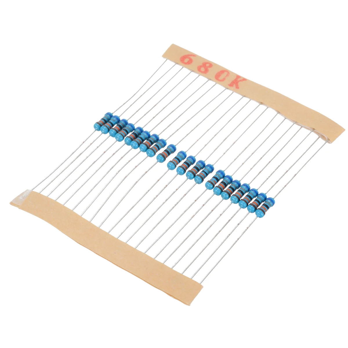 1460pcs 1/4W Metal Film Resistor Kit Assortment Set Labelled 1