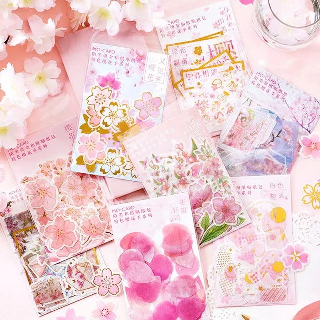 Kawaii Cherry Pink Stickers  1