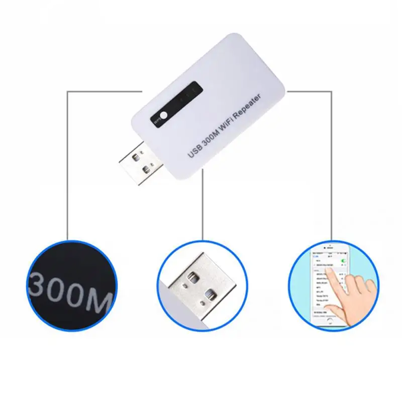 Высокое качество 300 м беспроводной USB WiFi ретранслятор сетевой маршрутизатор