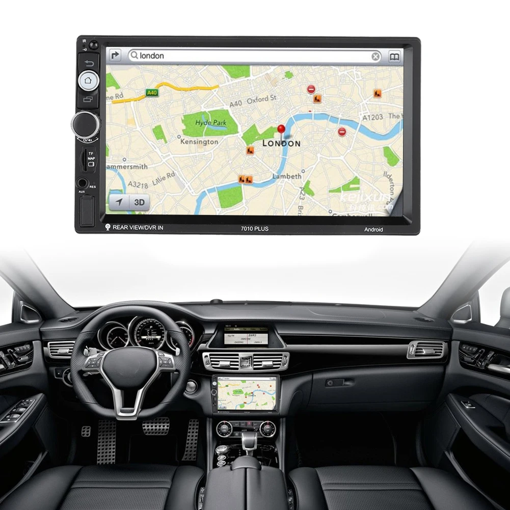 Лучший Автомобиль MP5 плеер радио gps навигации мультимедиа аудио стерео lettore mp3 7 дюймов для Android Поддержка Bluetooth, Wi Fi USB карты памяти