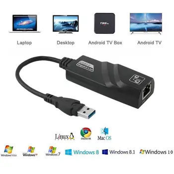 

EastVita USB 3.0 to 10/100/1000 Mbps Gigabit RJ45 Ethernet LAN Network Adapter Gigabit USB3.0 Ethernet Adapter r19