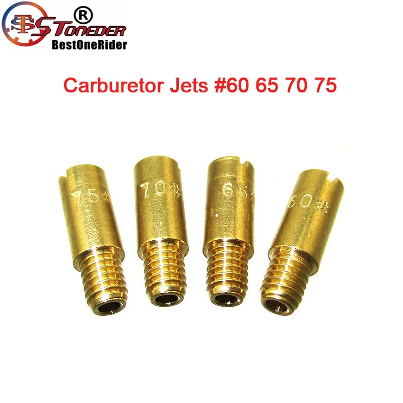 STONEDER Carburetor Jets #60 65 70 75 For 47cc 49cc Mini Moto Dirt Pocket Bike MTA1 MTA2 ATV Quad | Автомобили и мотоциклы