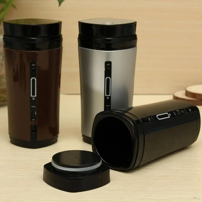 

1PC Coffee Thermos Cup Automatic Stirring Cup Rechargeable USB Heating Cups
