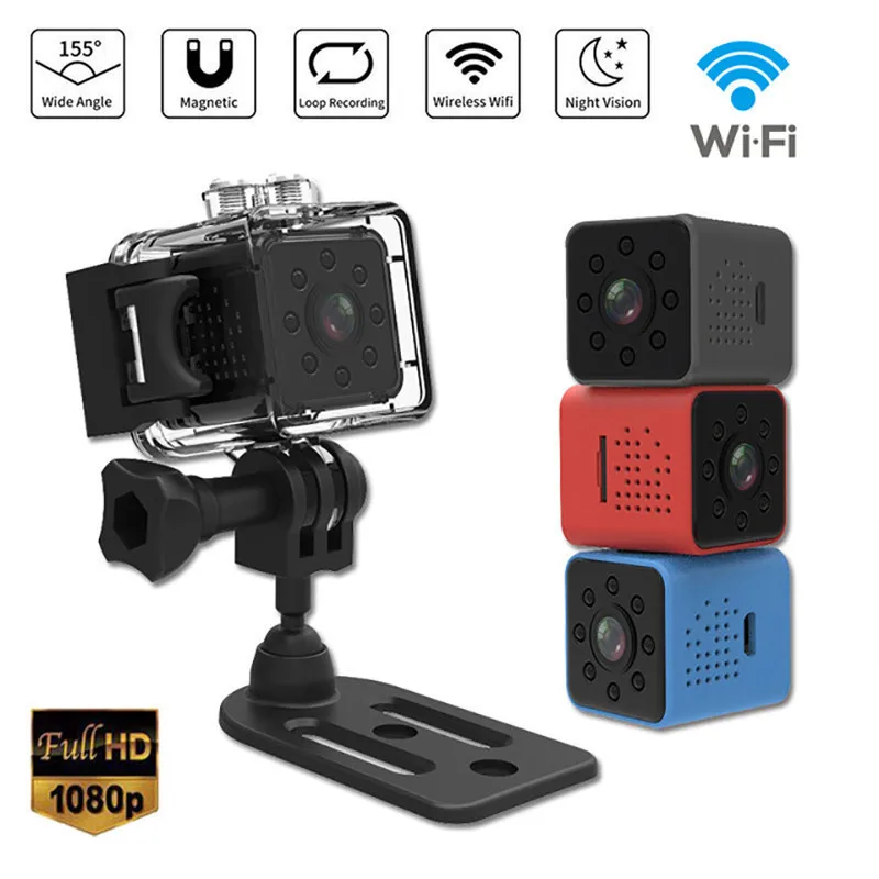 SQ23 мини камера WIFI FULL HD 1080P ночное видение водонепроницаемый корпус CMOS сенсор DVR